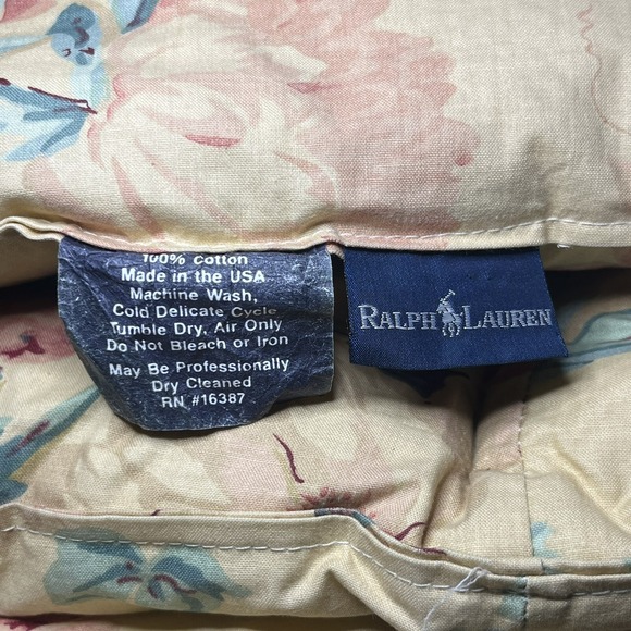 Ralph Lauren Vintage Floral Elsa Grasslands King Comforter Bedspread 96"x87" - Picture 6 of 8